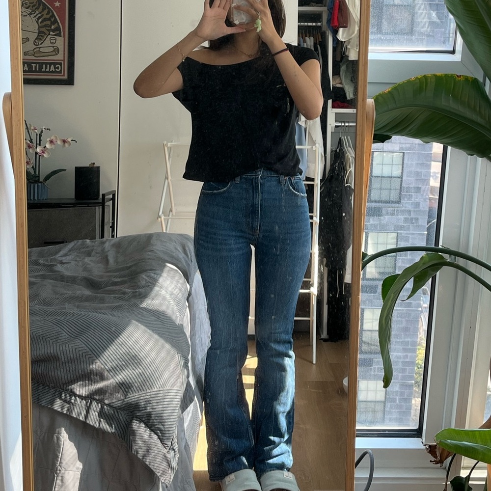 SOLD!!! Abercrombie & Fitch Blue Flare Jeans